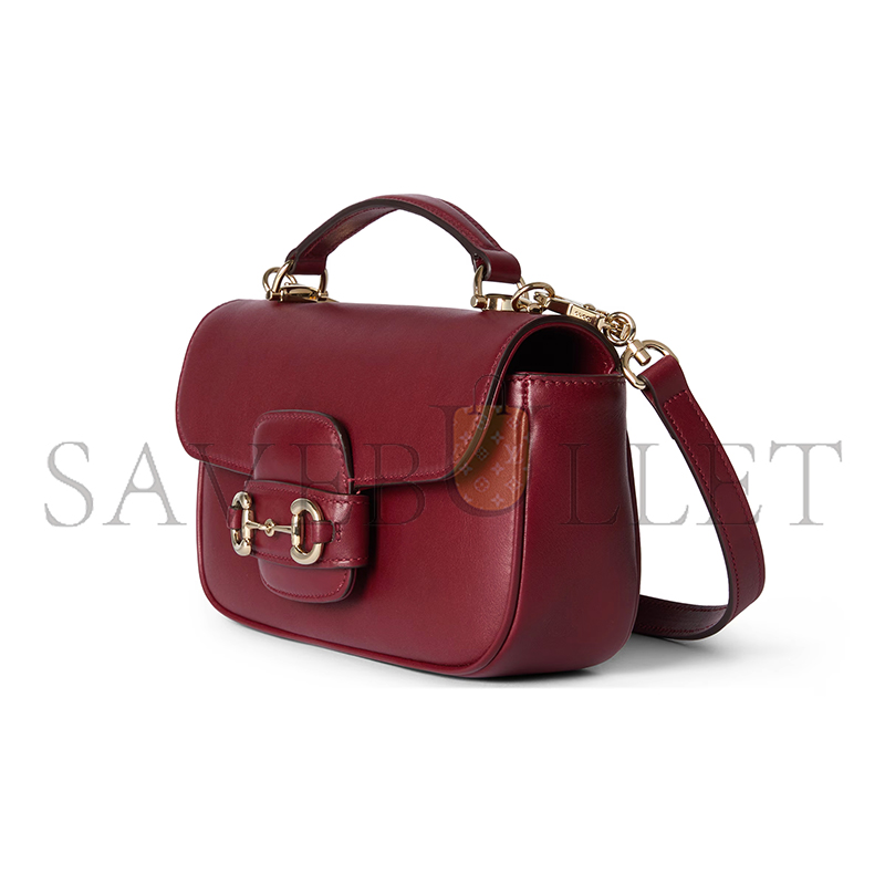 GUCCI HORSEBIT 1955 SOFT SMALL TOP HANDLE BAG 815206 (22.6*12.7*5.6cm)